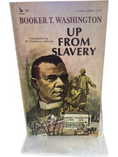 Up from Slavery Booker T Washington Paperback Airmont Classic 1967 Memoir