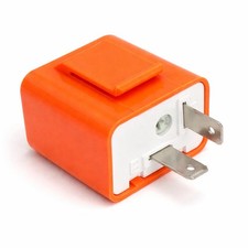 2-Pin LED Turn Signal Flasher Relay 12v, Adjustable Speed 1 Pack