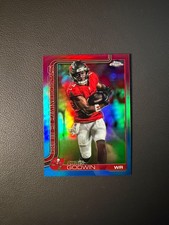 2025 Topps Chrome Football Chris Godwin Bucs Red White Blue Parallel