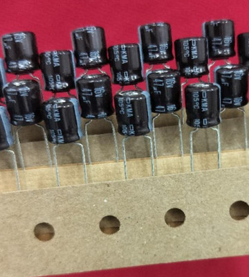 10pcs NCC 47uf 16v Radial Electrolytic Capacitors /Replacing 10v 6.3v