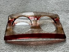 Molton Brown RARE Rose Red Pink Glass Elemental Arc Hand Soap Wash Holder 300ml