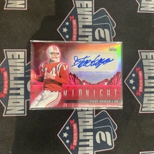 2024 Steve Grogan (Patriots) Topps Midnight Twilight Horizon Auto #’d/99 ⭐️