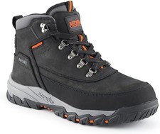 Scruffs Scarfell Mens Safety Boots Black Leather Shoes Steel Toe Cap UK 8 Dirty