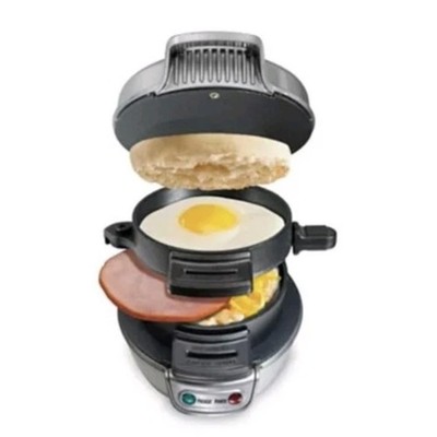 Hamilton Beach Quick & Easy Breakfast Sandwich Maker Cleaned & works great
