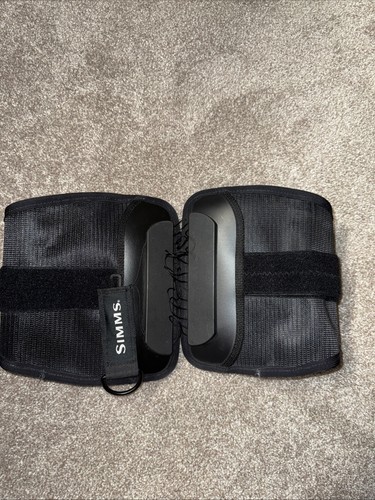 Simms Wading Belt Fishing Lumbar Support Adjustable Waist Belt Black