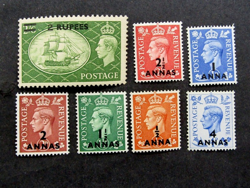 nystamps Great Britain Office Stamp # 35//41 Mint OG H L10y1398