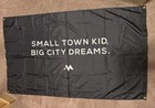 Mentality Black Motivational Flag- "SMALL TOWN KID, BIG CITY DREAMS." — photo 1