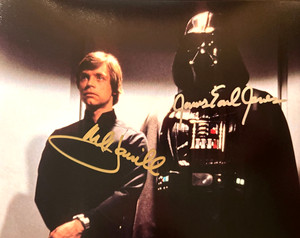 HWC Trading Mark Hamill USL - Autografía Impresa Y Firmada Con Marco De Star Wars Tamano Carta De Ee Uu
