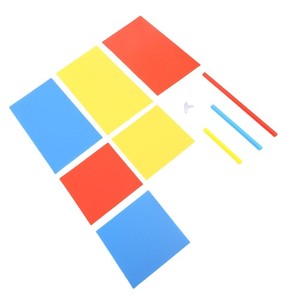 Building Stick Blocks Geometric Building Toy Plastic For Family Classroom