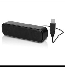 Upgraded USB Computer /Laptop Speaker with Stereo Sound Enhanced Bass, Po...