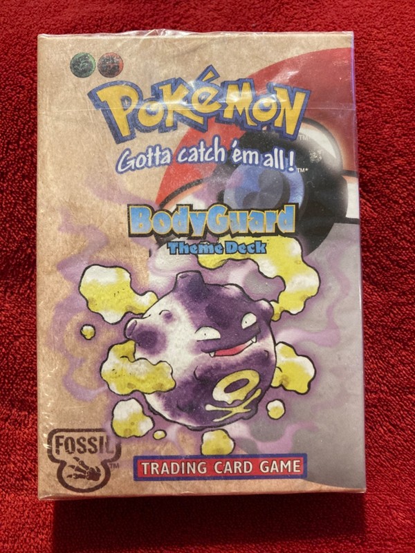 1999 Pokémon Bodyguard Theme Deck Factory Sealed 60 cards 1 coin 10 damage count