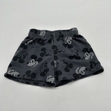 Disney Junior Mickey Shorts Toddler Boy Size 18M Gray Logo Aop   26874
