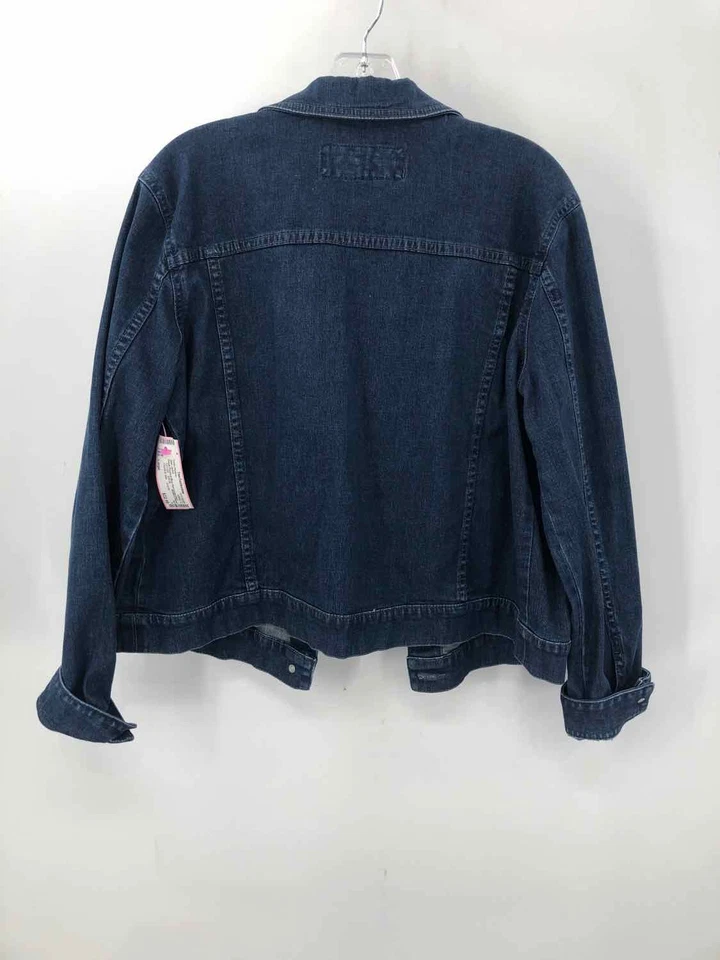 Chaqueta de jean Fresh Produce azul talla grande de segunda mano Foto 2 de 3