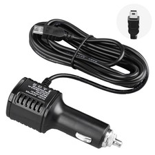 Dual USB Car Charger with Display, 5V/2.5A Output, 3.5m Cable, Mini/Micro