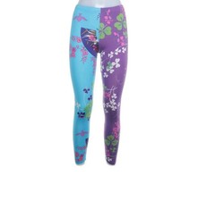 Versace for H&M, Leggings, Size: 36, Blue/Purple/Multicolor #Uhg