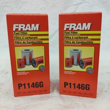 QTY 2 FRAM P1146G FUEL FILTER - FITS MANY - CHECK IF FITS YOUR EQUIPMENT
