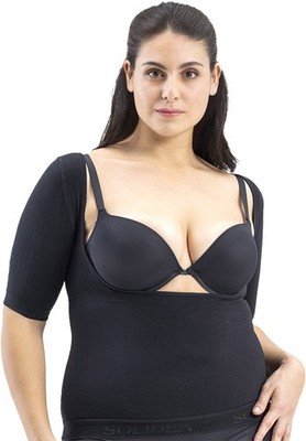 Solides Top mit Mikromassagewirkung SILVER WAVE TOP CURVY Farbe SCHWARZ Art. 0