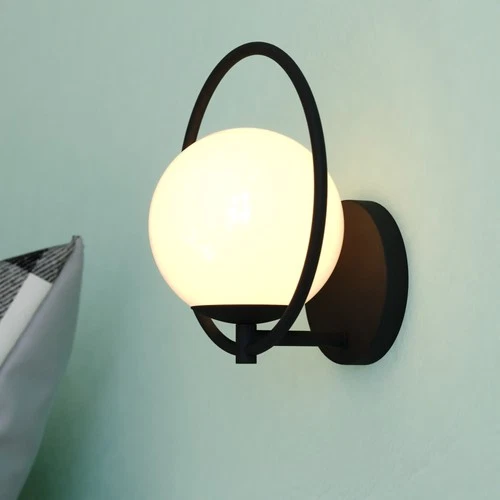 Vaxcel Lighting W0476 10" Tall Wall Sconce - Black - Picture 6 of 6