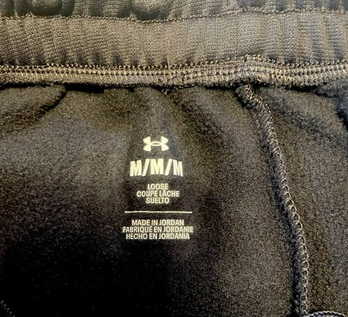 Under Armour UA Armour Fleece Hose Jogginghose schwarz Herren Medium 1373402 Neu mit Etikett - Bild 6 von 10