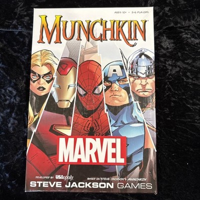 Munchkin Marvel Edition USAopoly Steve Jackson Games: COMPLETE