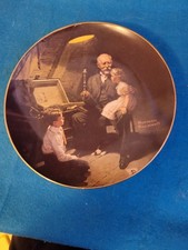 GRANDPA'S TREASURE CHEST - Limited Edition Collectors Plate - Norman Rockwell 