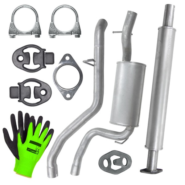 SchalldäMpferset Auspuff FüR Ford Focus MK2 Kombi 2.0 Tdci (2004-07/2011)-image