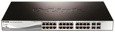 D-link DGS-1210-28P Managed Network Switch L2 Support Power on Ethernet (POE) 1U