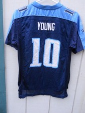 CLASSIC BLUE TENNESSEE TITANS VINCE YOUNG #10  JERSEY SZ YOUTH LARGE (14-16)