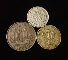 United Kingdom 1950 Lot of 3 Coins WCA 650
