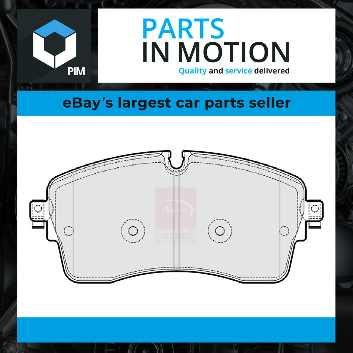 Brake Pads Set Front PD3970 Apec Blue J9C7133 JDE39759 J9C35094 LR091308 Quality - Image 11