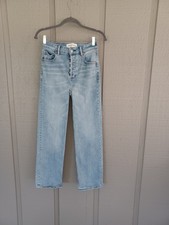 Aritzia Denim Forum The Arlo Hi Rise Straight Leg Jean Size 26 Women Button Fly