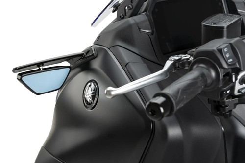 Puig Black Aileron LEFT ONLY Mirrors Yamaha TMAX 560 2022-2024 - Picture 6 of 6