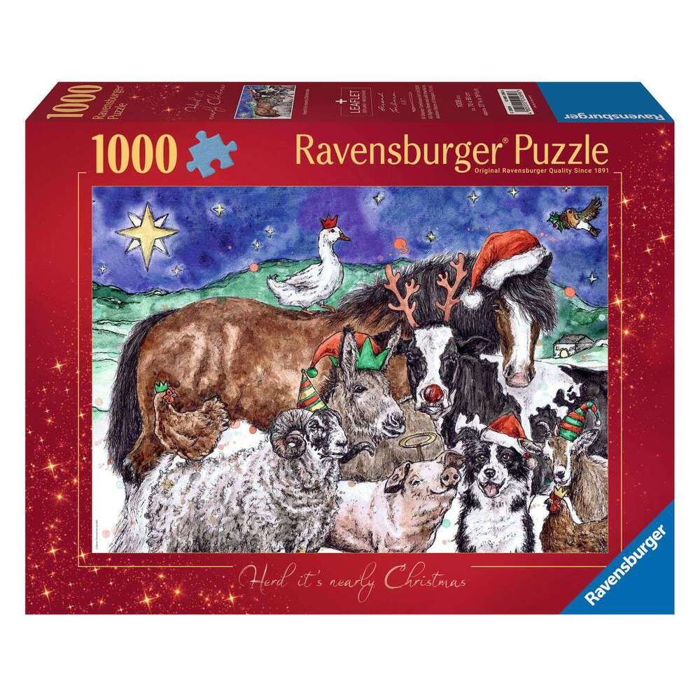 Ravensburger Women's Herd It’s Nearly Christmas 1000 Piece Jigsaw Puzzle - Image 2