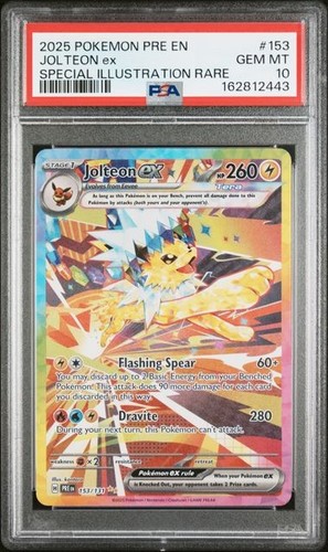 Jolteon ex graded PSA 10 for sale on eBay