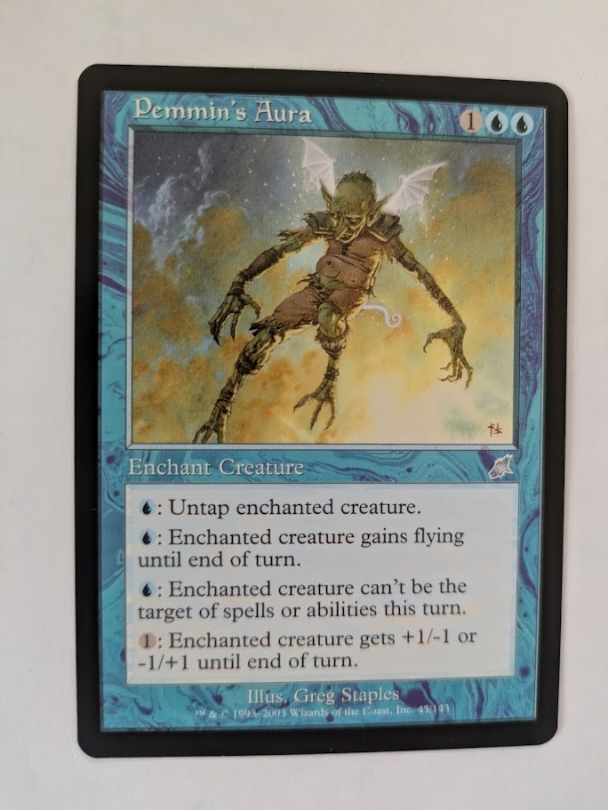 Pemmin's Aura Scourge MTG NM Free shipping with tracking