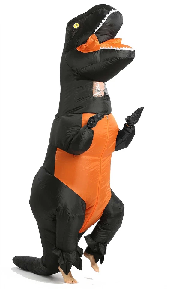Inflatable Dinosaur Costume, Blow Up T-rex Suit, for Party, Halloween, Adult ... - Image 3 of 4