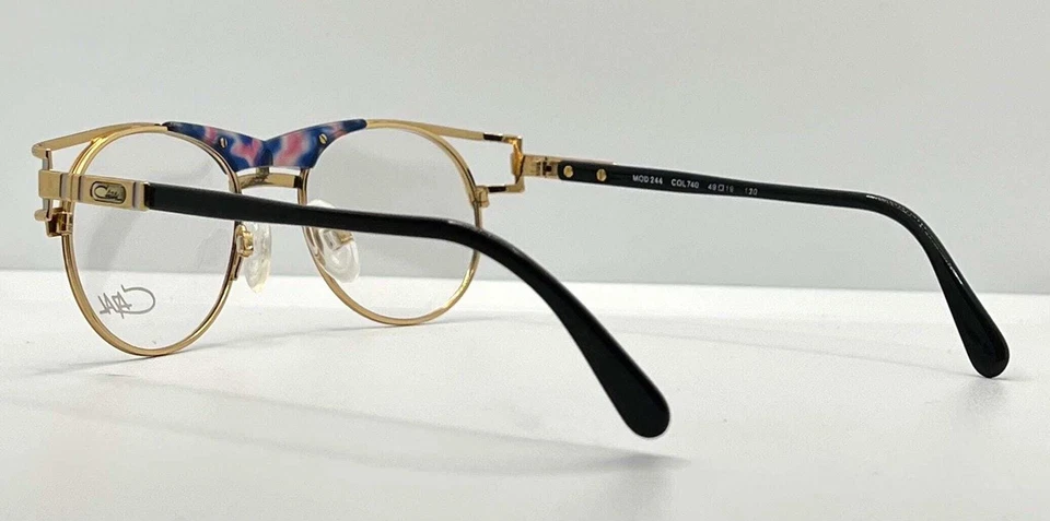Gafas CAZAL MOD 244 COL 740-VINTAGE - existencias muertas/sin usar - 49 mm - hechas en Alemania Foto 4 de 4