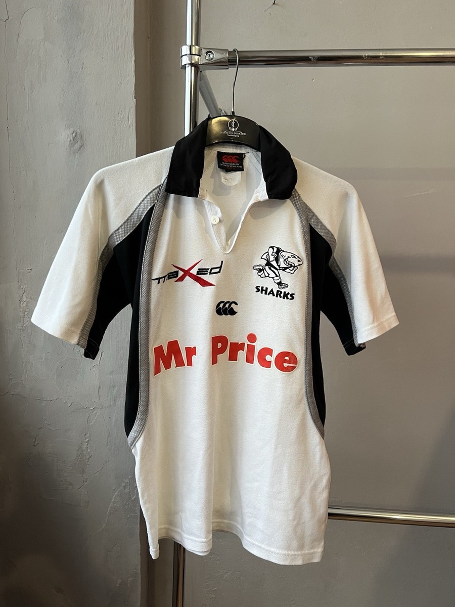 2007 NATAL SHARKS RUGBY UNION MENS SHIRT JERSEY CANTERBURY SIZE S
