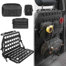 Rigid Molle Car Seat Back Organizer Vehicle Molle Seat Back Panel for JEEP Ford