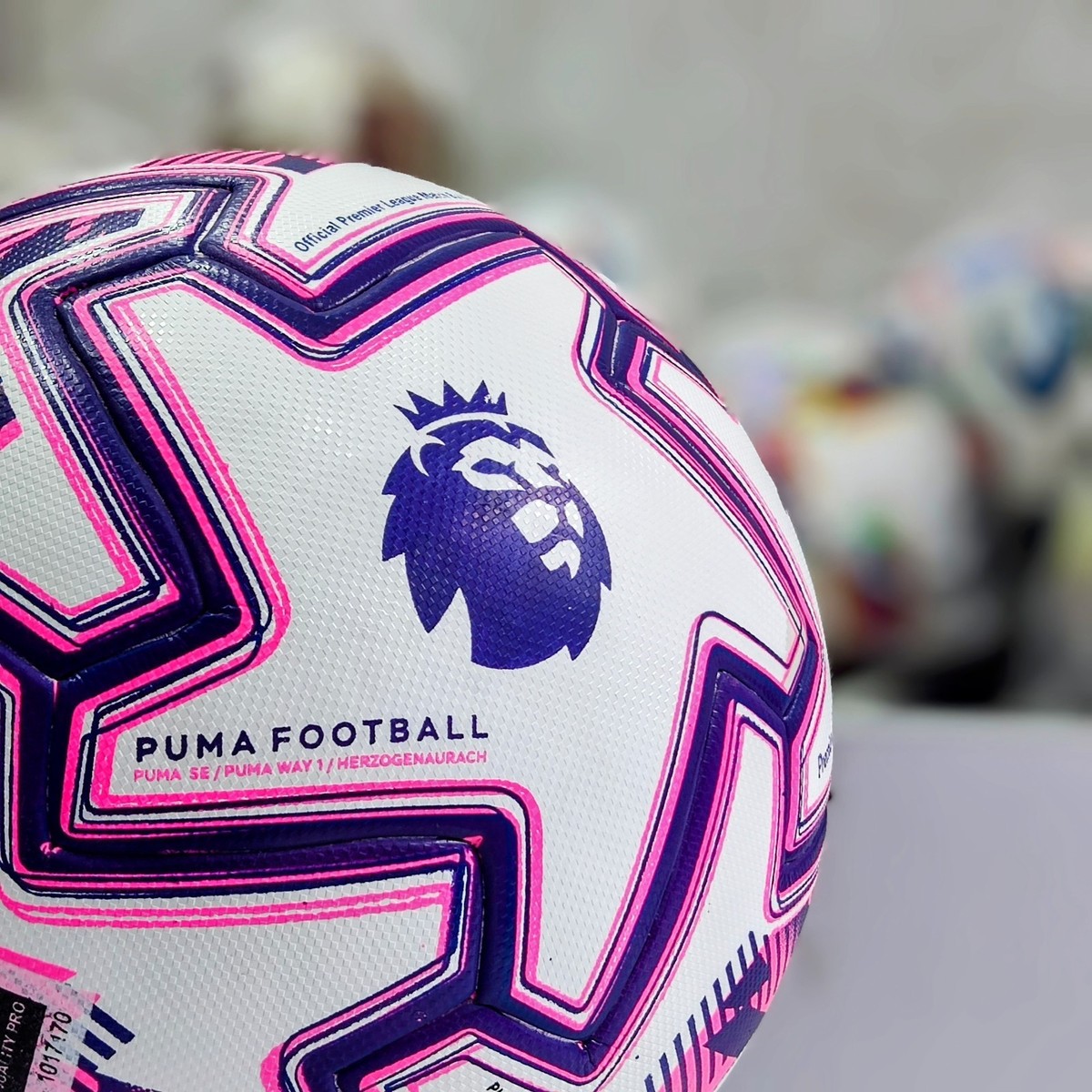 PUMA Orbita Ultimate Premier League 25/26 Match Ball – EPL Soccer