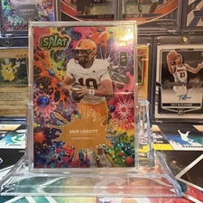 2025  Sam Leavitt  1/1 Wild Card Splat  Arizona StatState  