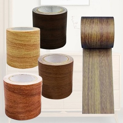 Wood Grain Decor Tape for Floor Furniture Skirting Repair 8cm by 4.57m Roll