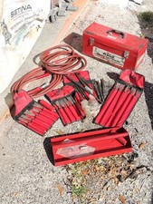 Ajax Air Pneumatic Chipping Chip Hammer Drill Bits Chisels + Air Lines