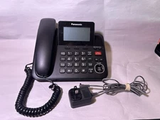 Panasonic KX-TGF852 Handset Corded Phone w/ Answering Machine Tested Fast Shipin