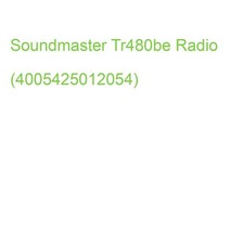 Soundmaster Tr480be Radio (4005425012054) (TR480BE)