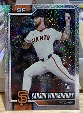 2026 Topps Series 1 Celebration Carson Whisenhunt RC #184 Confetti Foil Giants