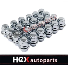 24PC M12x1.5 Chrome Mag Seat Lug Nuts for Toyota Camry Avalon Highlander Tacoma