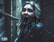 ISABEL MAY SIGNED 'SCREAM 7' 8x10 MOVIE PHOTO HORROR ACTRESS BECKETT BAS COA
