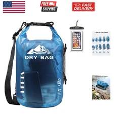 Dry Bag Waterproof for Women Men, 5L/10L/20L/30L/40L Roll Top Lightweight Dry...