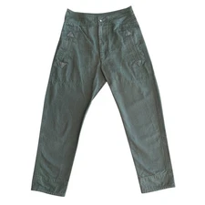 Isabel Marant Étoile Raluniae High-Rise 100% Cotton Canvas Trousers FR-36 US-4